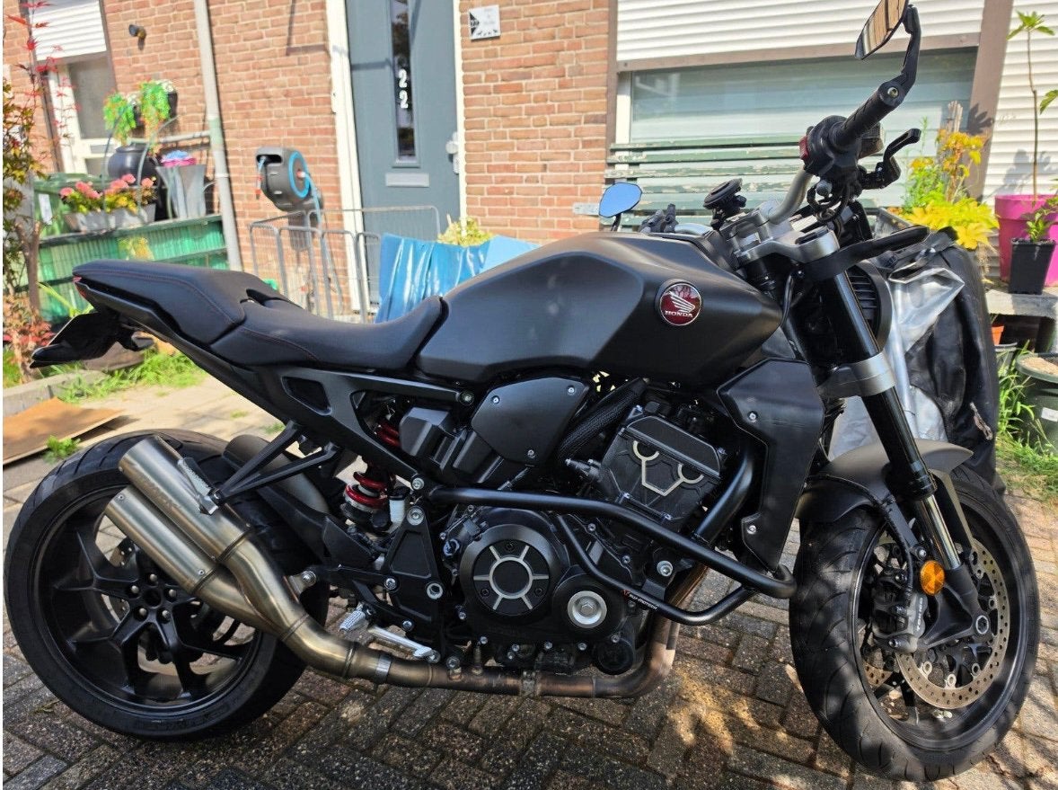 Honda CB1000R shark uitlaat demper track raw in goede staat, Ophalen of Verzenden, Gebruikt