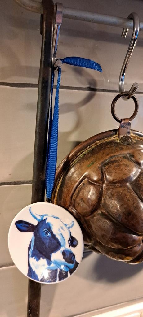 Hanger koe "Heine Delfts blauw", Ophalen of Verzenden, Blauw, Overige stijlen