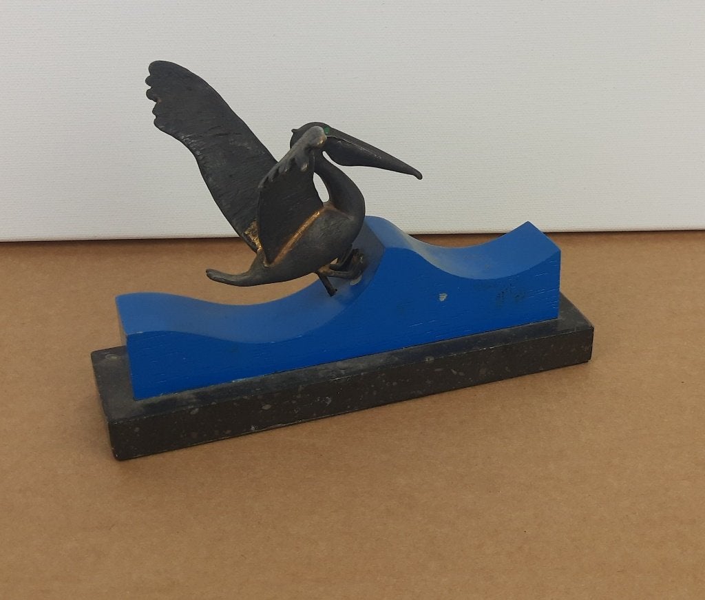 Kraepelien & Holm Zeist arseen pelikaan antiek Art Deco 10., Antiek en Kunst, Antiek | Overige Antiek, Ophalen of Verzenden