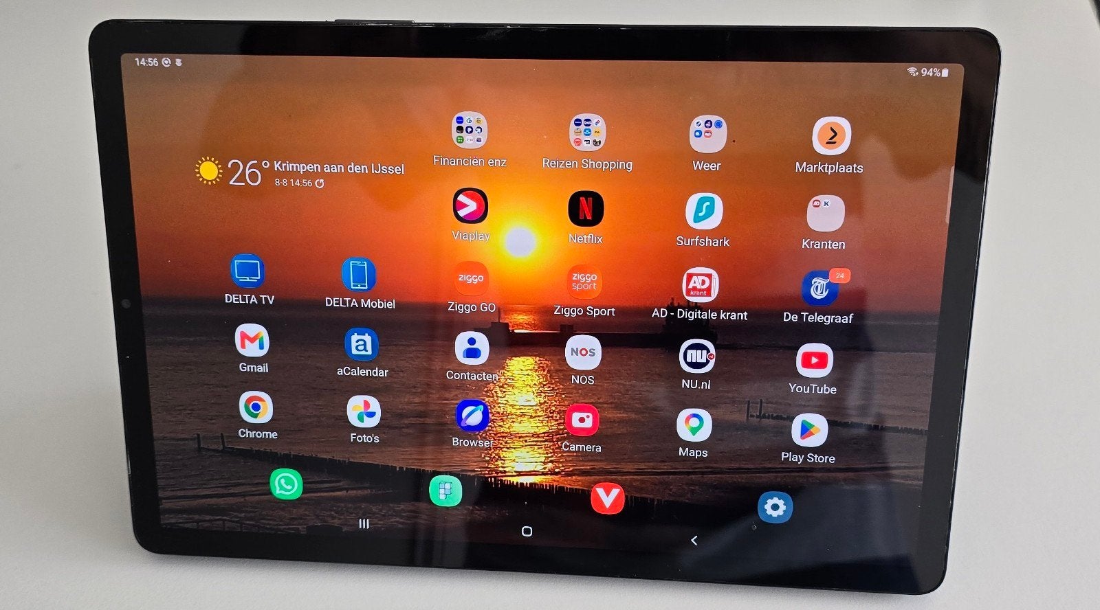 Samsung Galaxy Tab S5e (SM-T720) antracietgrijs, 10 inch - z, 10 inch, Ophalen of Verzenden, Zo goed als nieuw, Galaxy Tab S5e