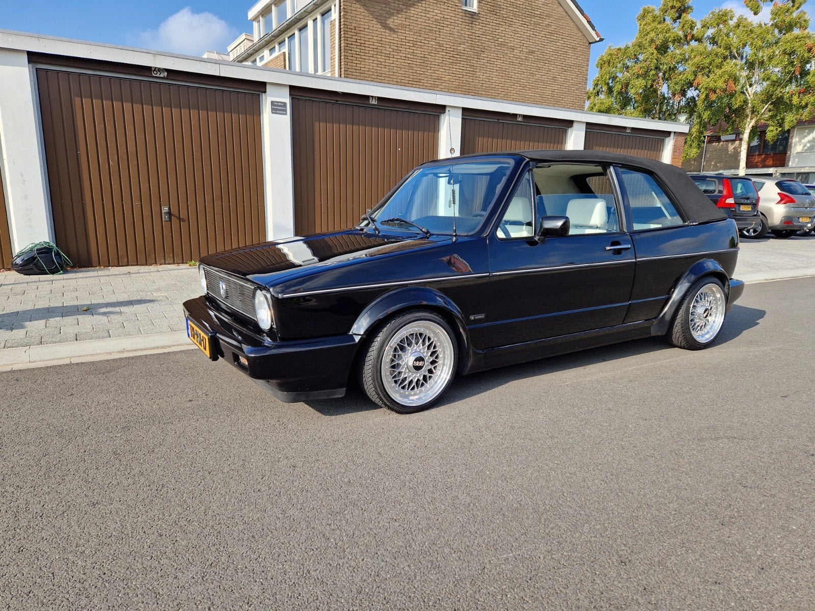 Volkswagen Golf 1.6 Cabriolet 53KW K6 1989 Zwart, Voorwielaandrijving, 4 cilinders, Zwart, Handgeschakeld