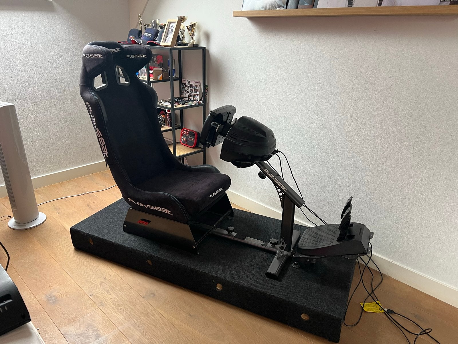 Compleet Thrustmaster T500 RS + Ferrari F1 + Playseat Evolut, Ophalen, Overige merken, Gebruikt