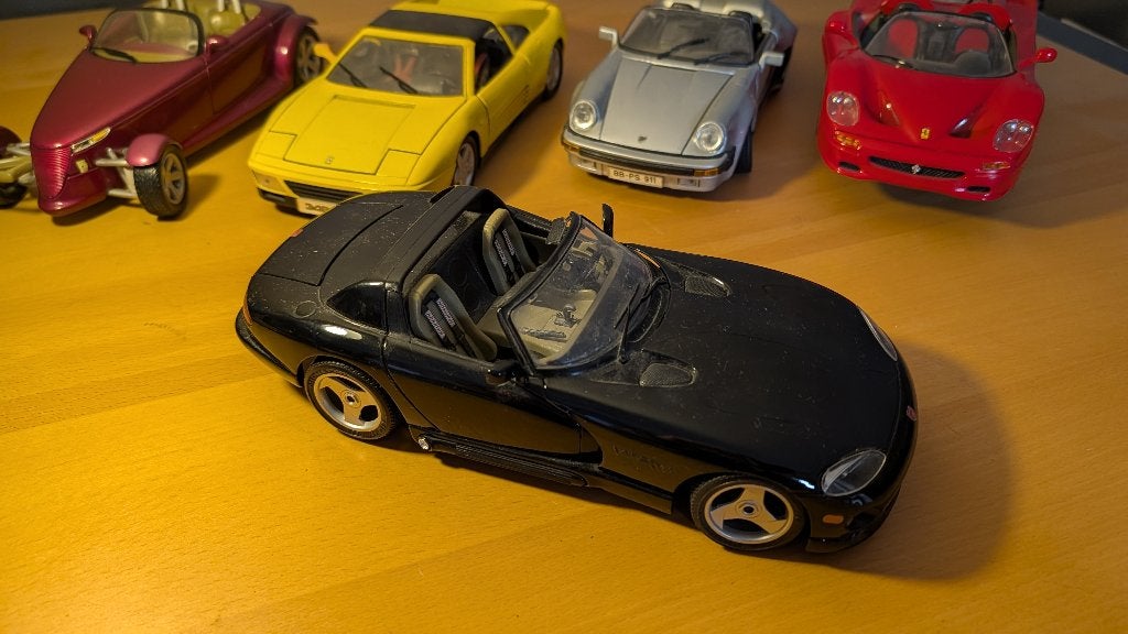 Dodge Viper Burago 1:18, Ophalen of Verzenden, Gebruikt, Auto, Bburago