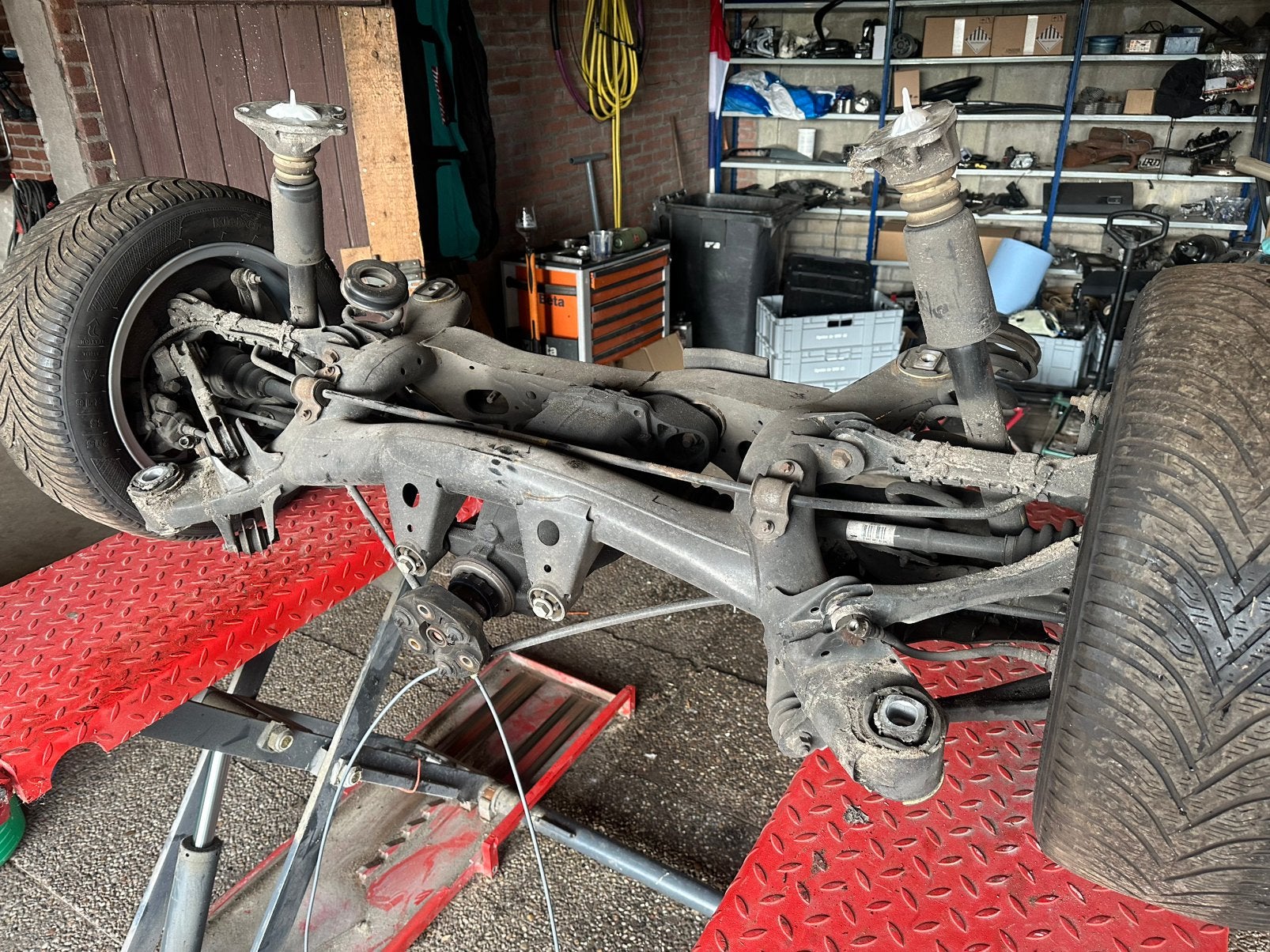 complete achteras inclusief differentieel bmw 3 serie f31, Ophalen, Gebruikt, BMW