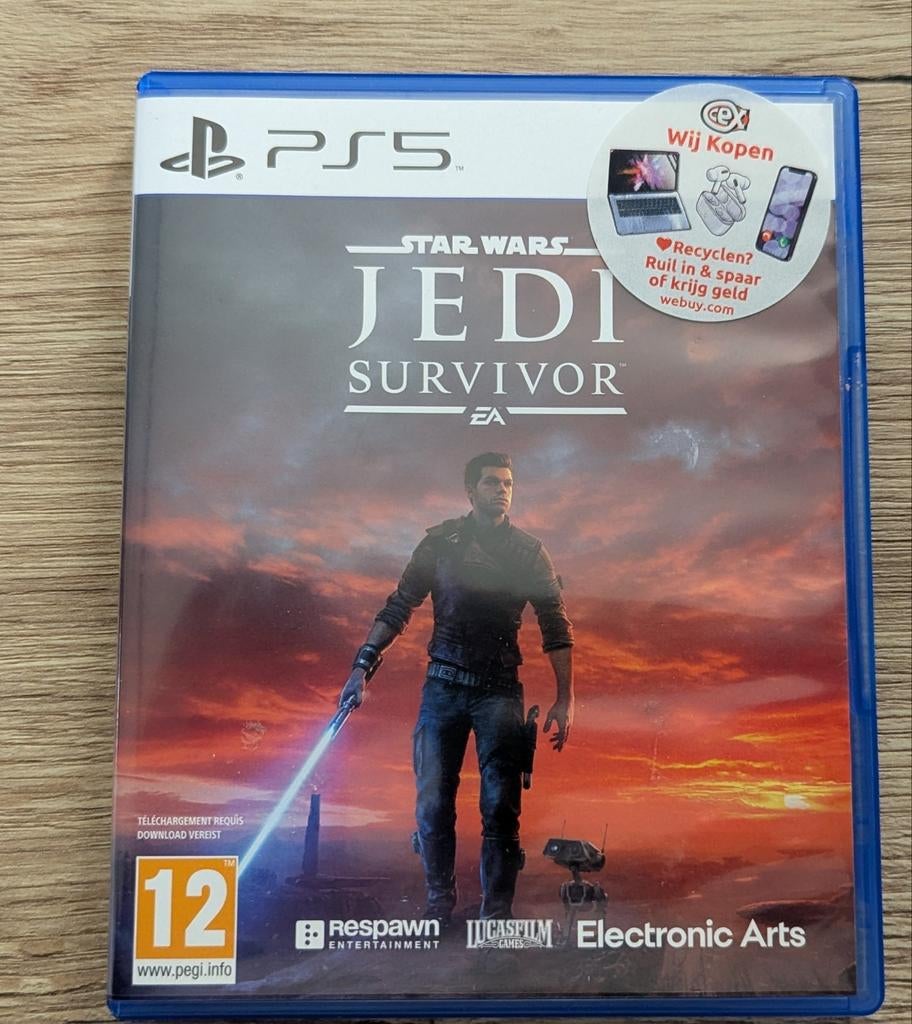Star Wars Jedi Survivor PS5 - Disc, Spelcomputers en Games, Games | Sony PlayStation 5, Ophalen of Verzenden, Zo goed als nieuw