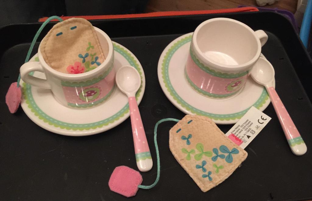 HABA speelgoed theeservies speelset theeset melamine, Ophalen of Verzenden, Nieuw, Overige materialen, Speelkeuken-accessoire