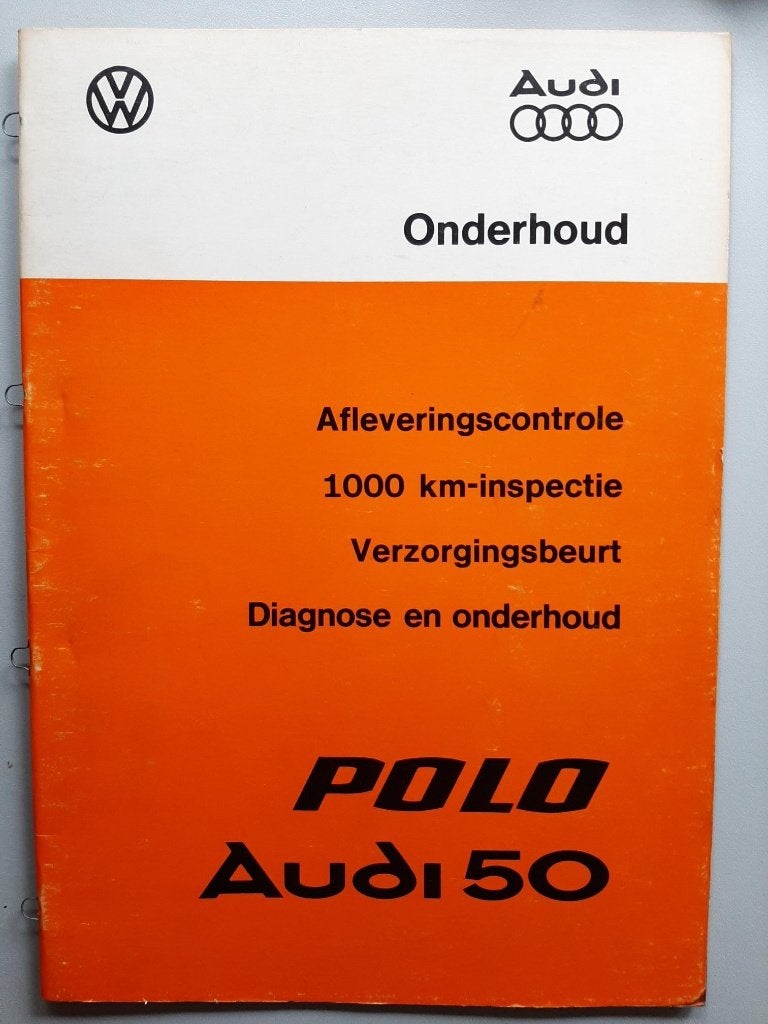 VW Polo/ Audi 50 originele werkplaats handboeken, Ophalen of Verzenden