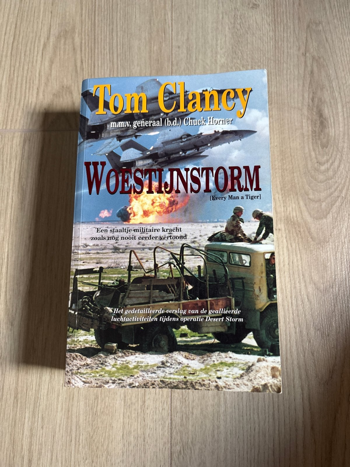 Tom Clancy - Woestijnstorm (Desert Storm), Ophalen of Verzenden, 1945 tot heden, Gelezen, Luchtmacht