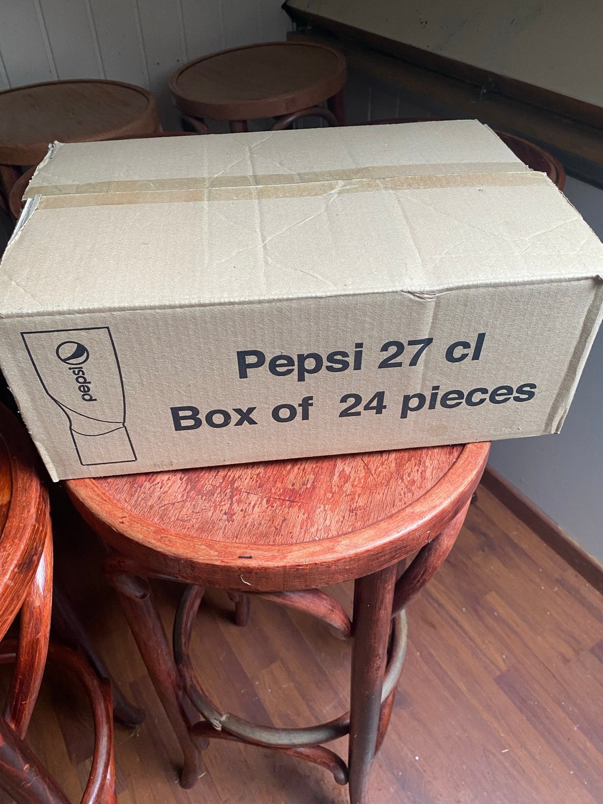 Originele Pepsi glazen - 18 stuks (27 cl), Ophalen, Overige merken, Glas, Overige typen