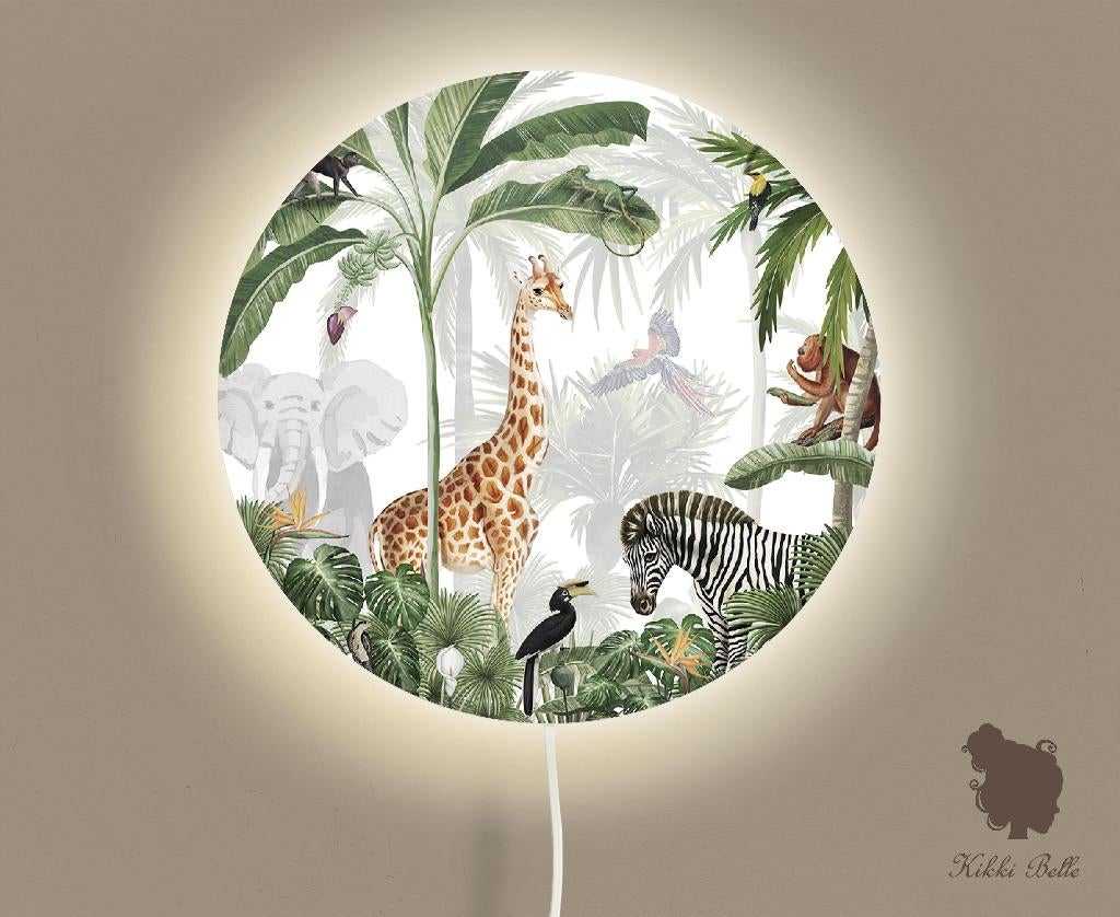 Ronde Wandlamp Jungle Jive 35 cm (Ø) Kikki Belle, Bi & Li Creaties, Nieuw, Ophalen of Verzenden, Bilicreaties@gmail.com