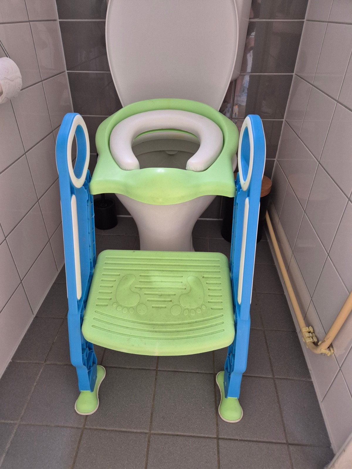 Kinder wc-bril met opstapje - zindelijkheidstraining, Ophalen