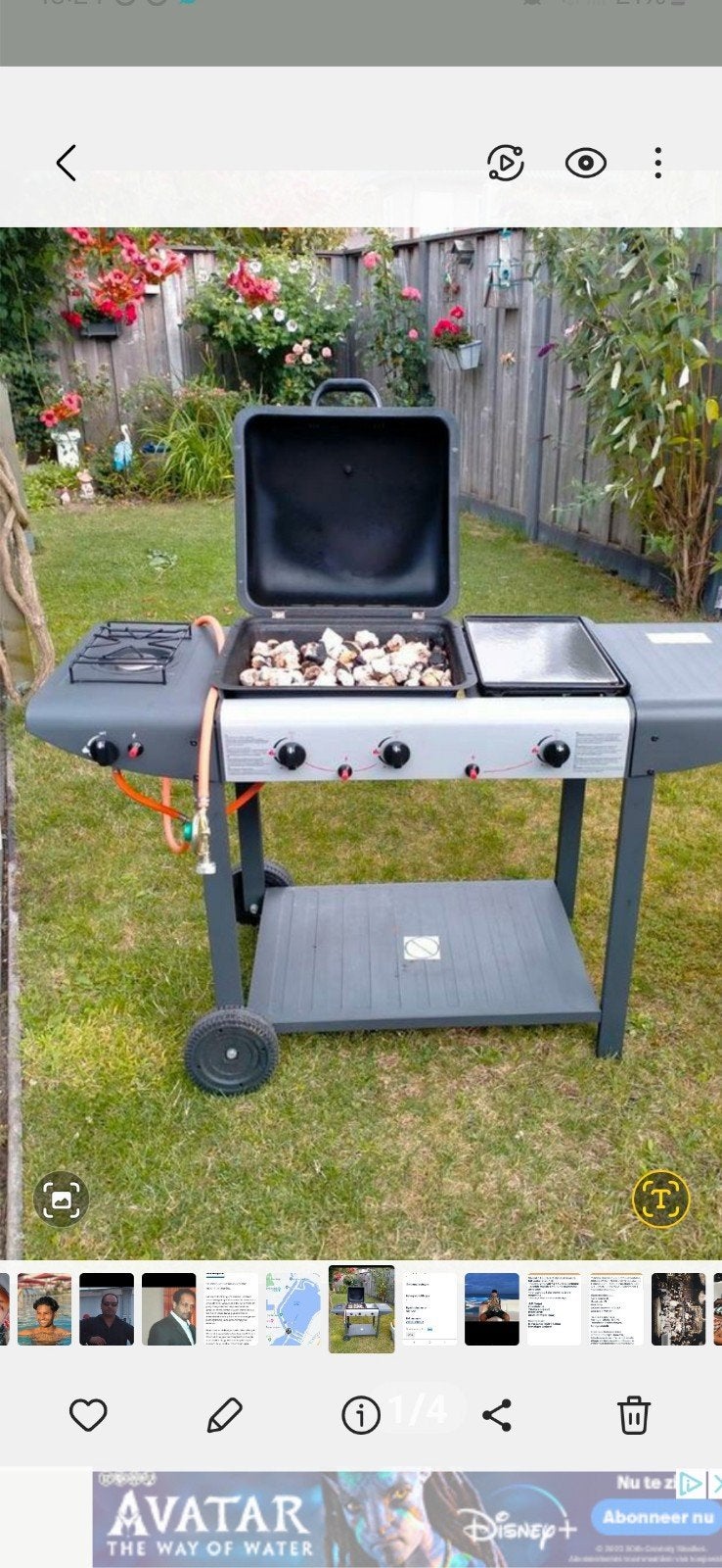Gasbarbecue/wok/grillen, Ophalen of Verzenden