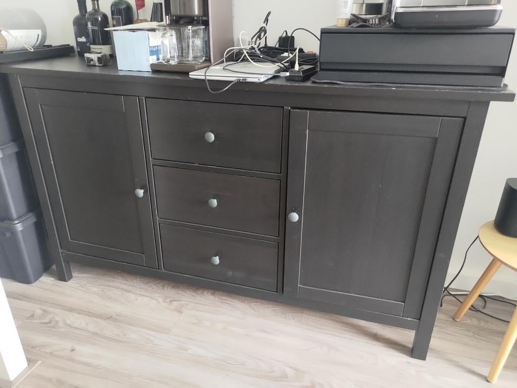 Ikea Hemnes dressoir/sideboard kast 157x88cm, Huis en Inrichting, Kasten | Dressoirs, Ophalen, Gebruikt, 150 tot 200 cm, Grenenhout