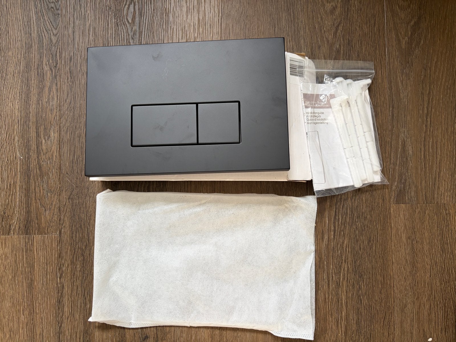 UP320 Drukplaat Mat Zwart, Ophalen, Nieuw, Toilet