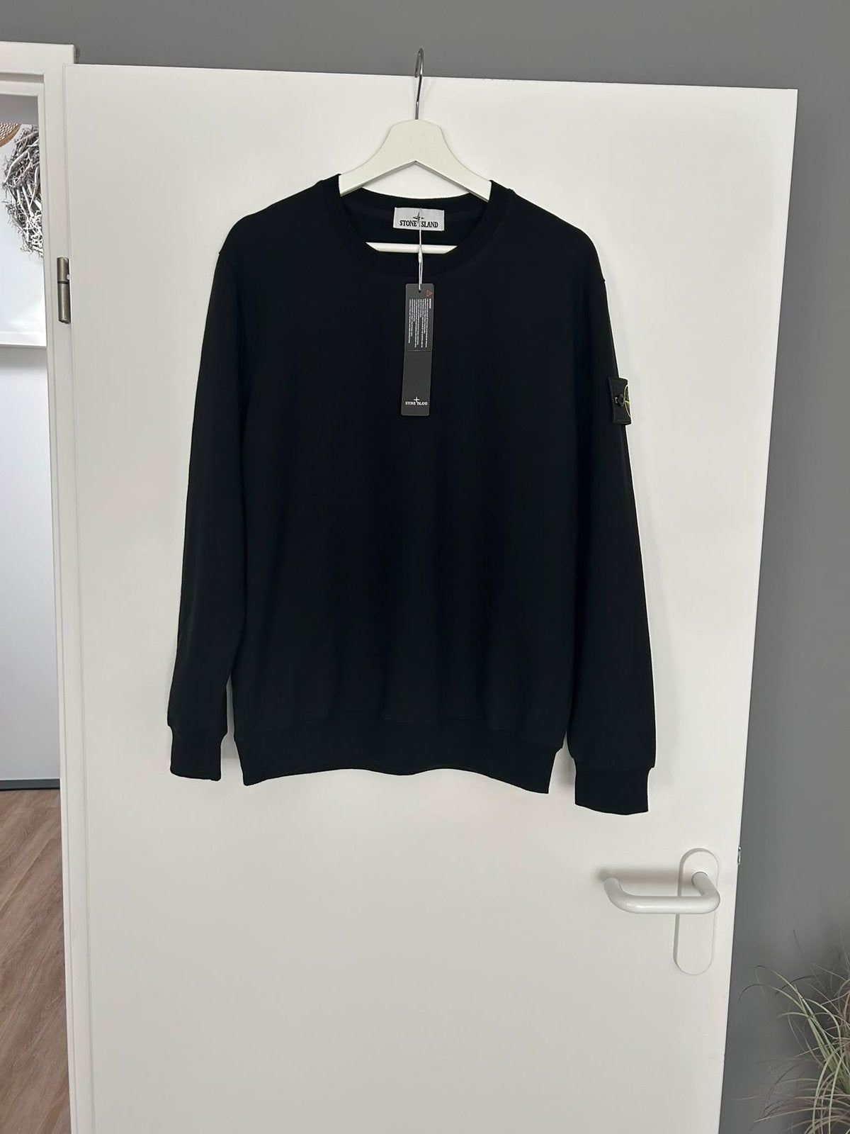 Stone Island Sweater, Verzenden, Nieuw, Maat 48/50 (M), Zwart