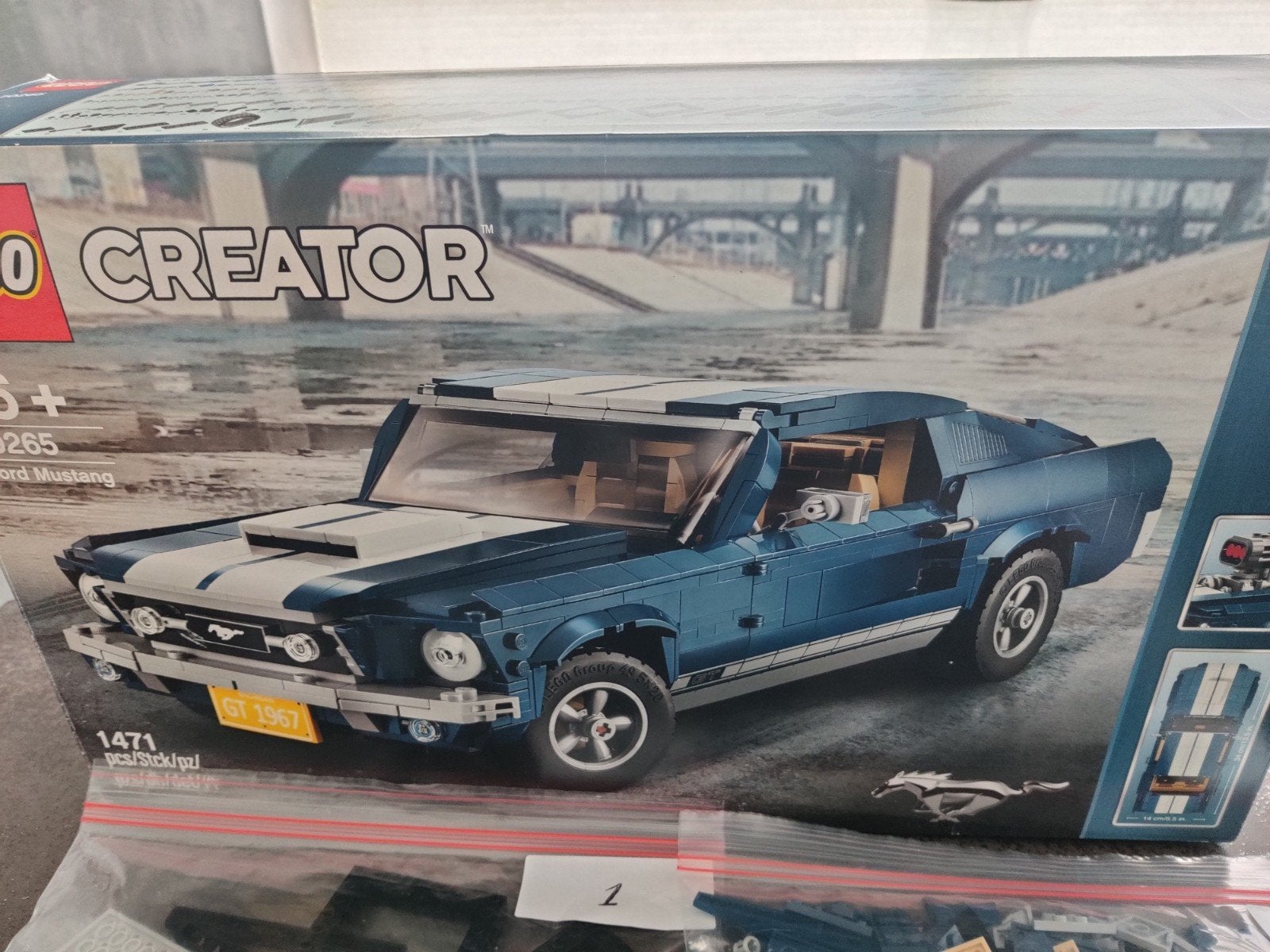 LEGO 10265 Ford Mustang in nieuwstaat, Ophalen of Verzenden, Zo goed als nieuw