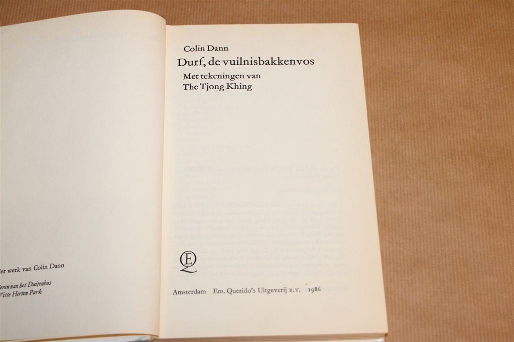Durf, de Vuilnisbakkenvos — Colin Dann & ill The Tjong Khing, Ophalen of Verzenden, Gelezen