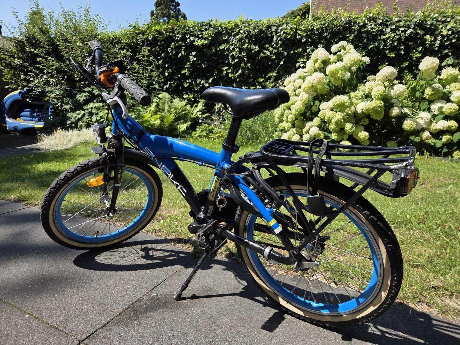 Loekie Snake 18 inch jongensfiets, Fietsen en Brommers, Fietsen | Jongens, Ophalen, Gebruikt, Handrem, 18 inch