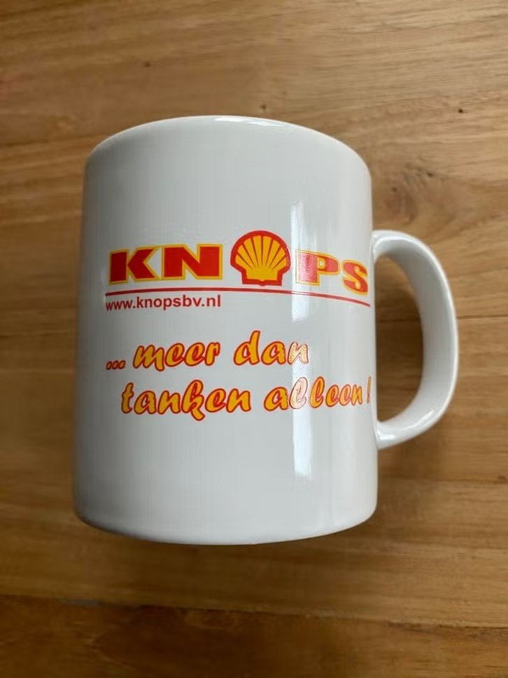Beker : knops / shell Middelharnis, Ophalen of Verzenden, Nieuw, Gebruiksvoorwerp
