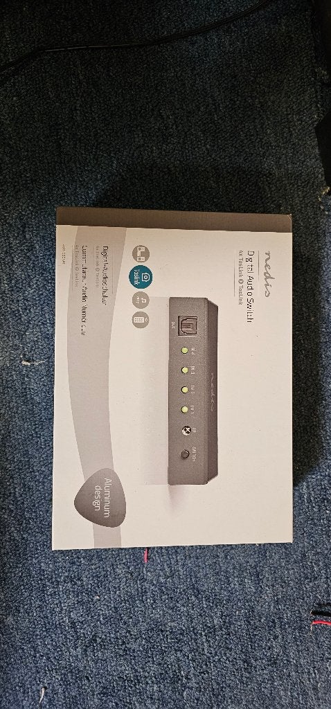digital audio switch 4 switch, Ophalen of Verzenden, Nieuw