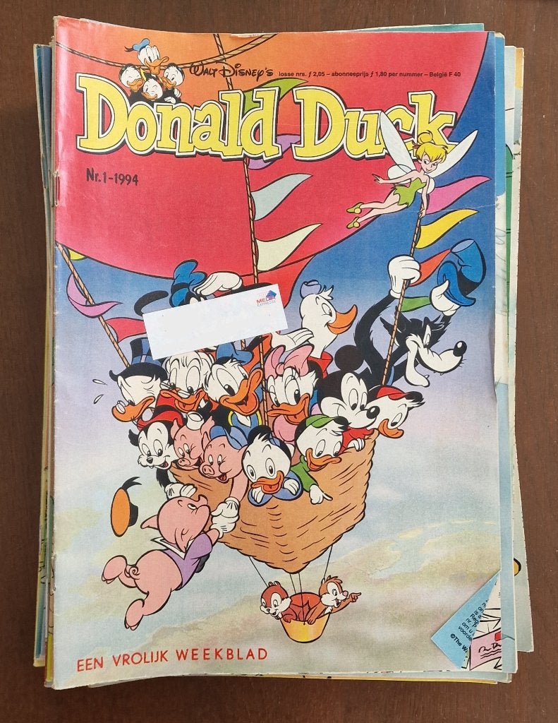 Partij Donald Ducks (1 uit '82, rest '90), ruim 320 stuks, Boeken, Donald Duck, Meerdere stripboeken, Ophalen, Gelezen