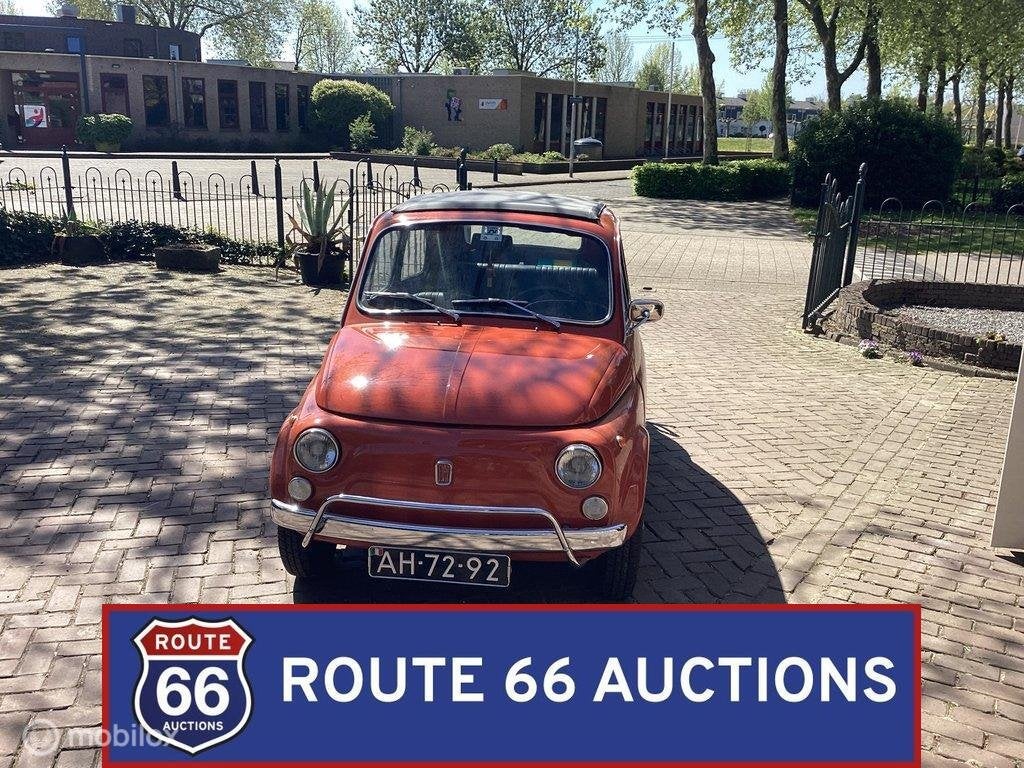 Fiat 500 L | 1971 | Route 66 Auctions, Overige carrosserieën, Zwart, Bedrijf, Handgeschakeld