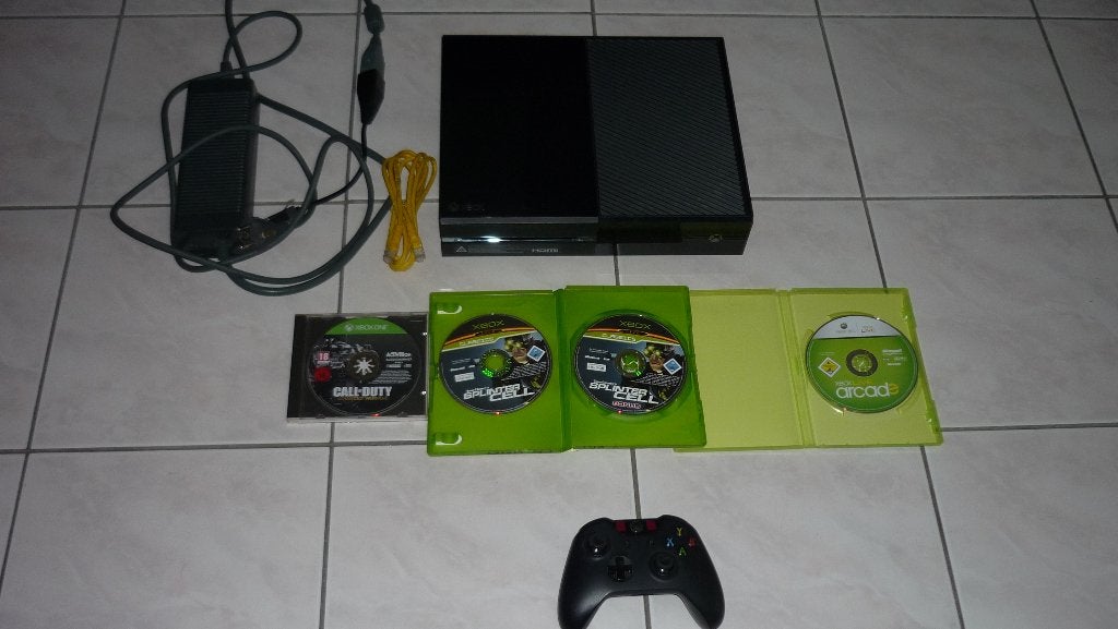 Xbox One met spellen en controller, Xbox One, Ophalen of Verzenden, Met 1 controller, 500 GB