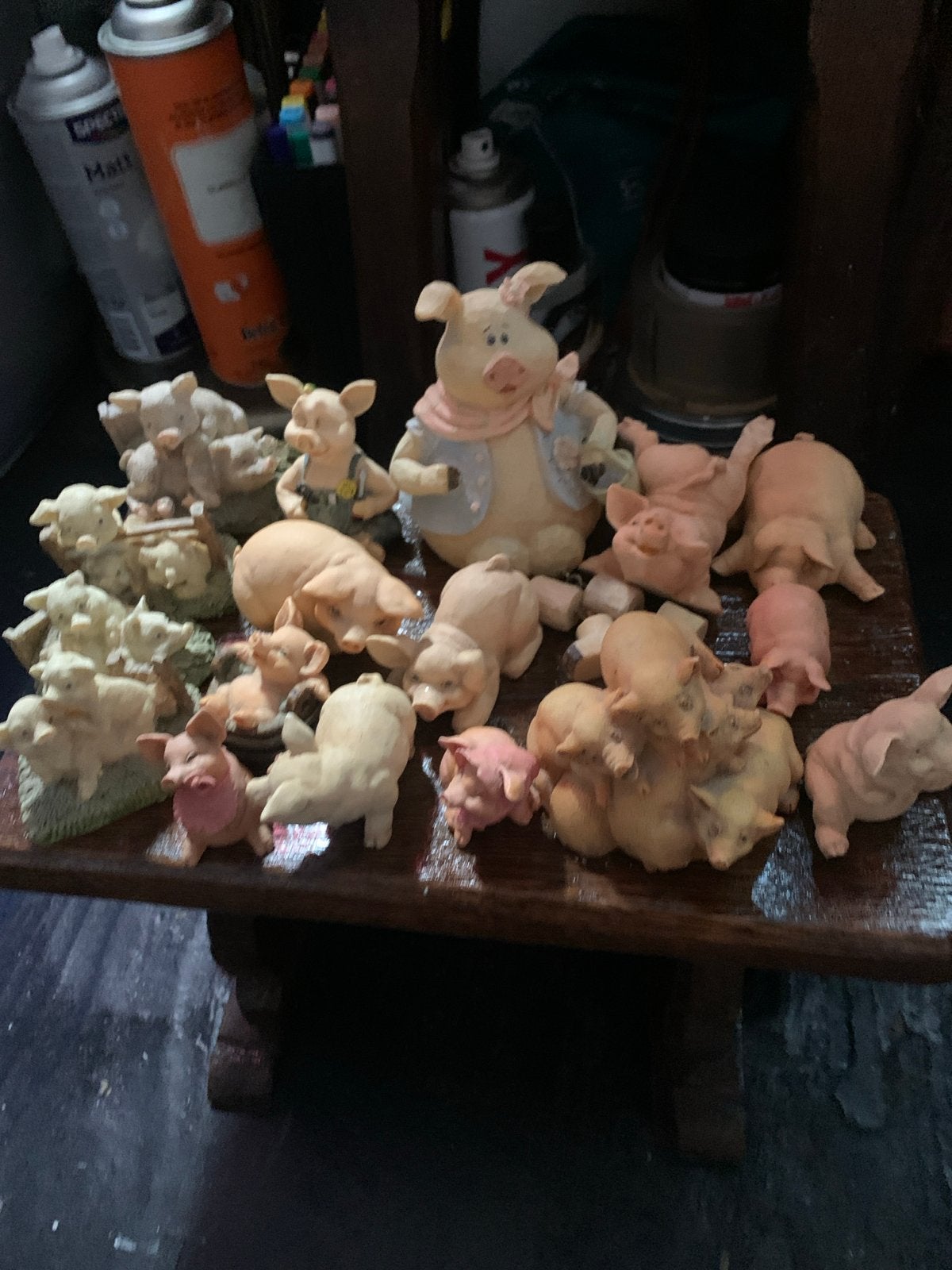 Verzameling van diverse varkensbeeldje 17ITEMS BIG COLECTION, Verzamelen, Dierenverzamelingen, Ophalen of Verzenden, Zo goed als nieuw