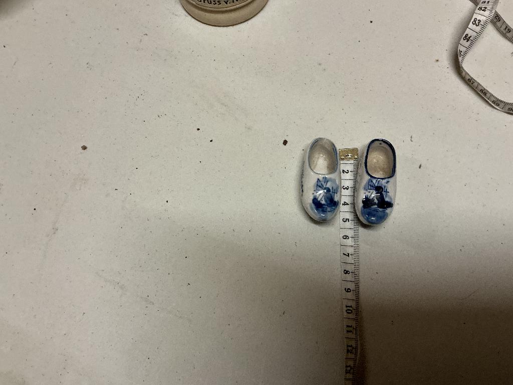 Delfsblauw mini klompjes 2 stuks, Ophalen, Dier