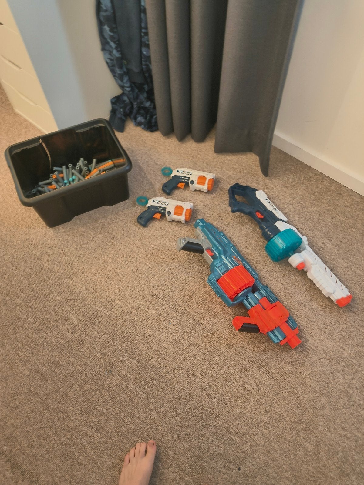 Nerfpistolen, Ophalen, Zo goed als nieuw
