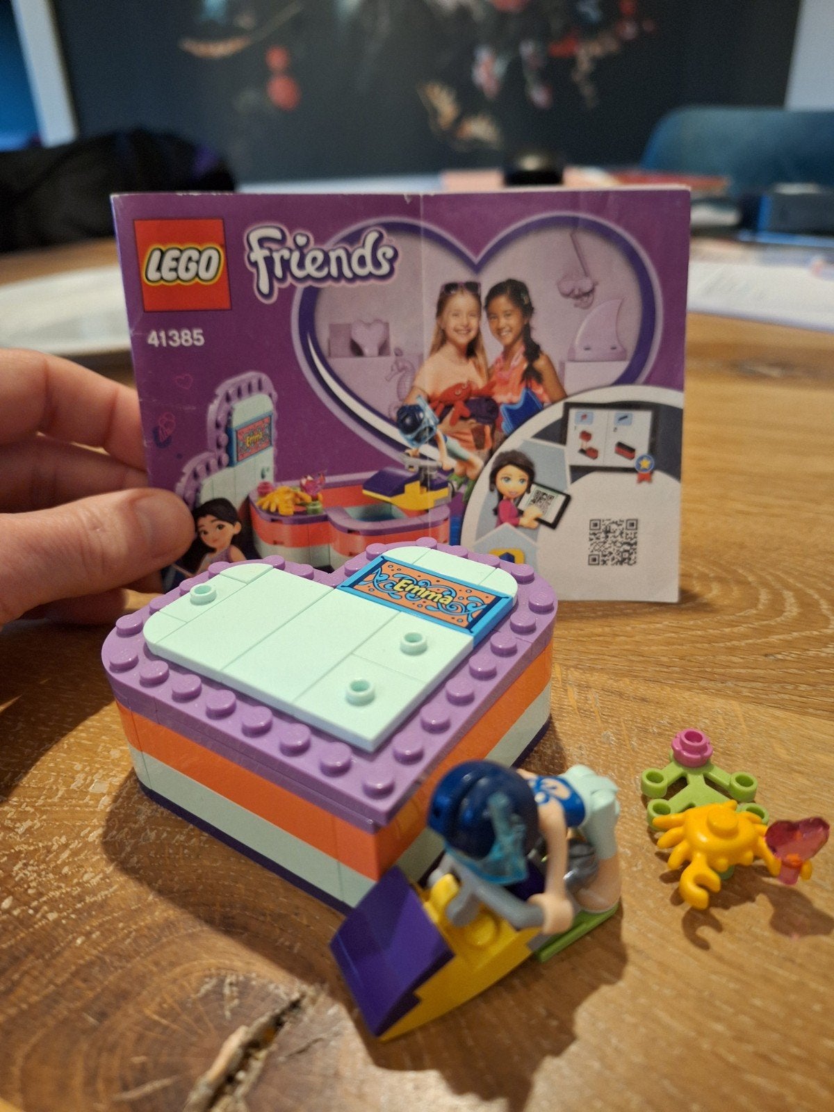 LEGO Friends 41385 Emma's Hartvormige Zomerdoos, Ophalen of Verzenden, Zo goed als nieuw