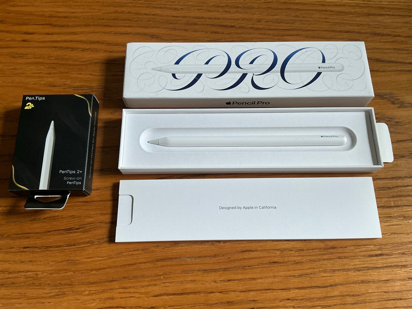 Apple Pencil Pro (M4) met extra PenTips 2+