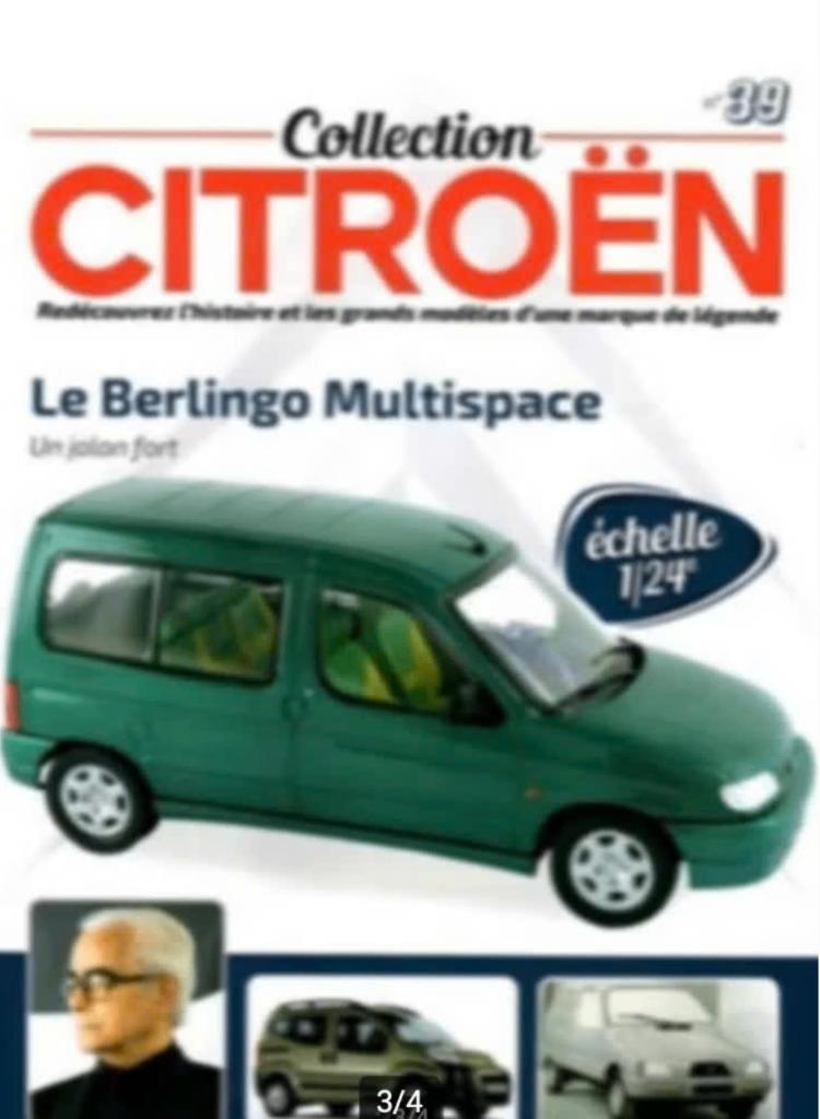 Citroen Berlingo Multispace 1/24 Collection Citroen # 39, Verzenden, Nieuw, Auto, Overige merken