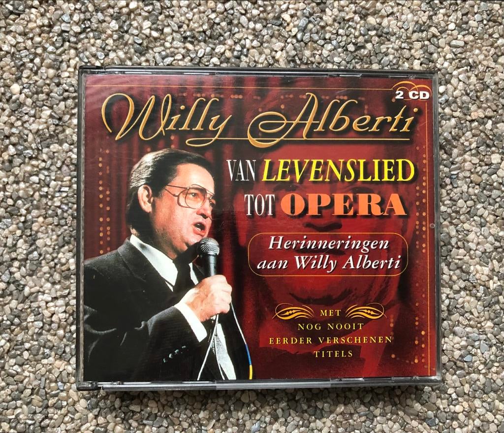 Willy Alberti - Van Levenslied tot Opera (2 CD), Ophalen of Verzenden, Zo goed als nieuw, Levenslied of Smartlap, Boxset