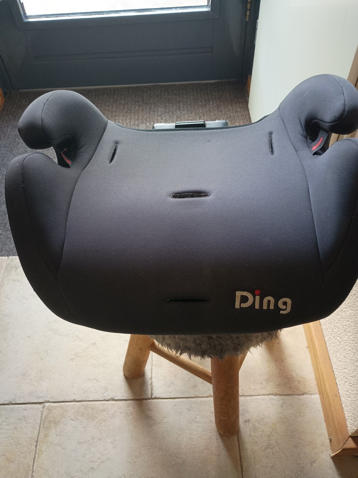 Autozitje Ding - Zwart zitverhoger, Overige merken, 15 t/m 36 kg, Ophalen of Verzenden, Gebruikt