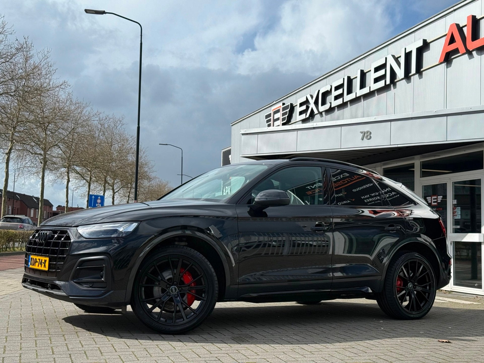 Audi Q5 Sportback 50 TFSI e Advanced Black Edition, Automaat, Dealer onderhouden, Gebruikt, Zwart