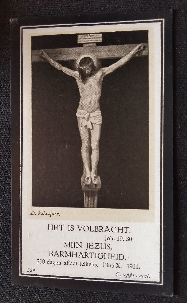 Bidprentje uit 1924 Antonia Hoogesteger, Ophalen of Verzenden, Bidprentje