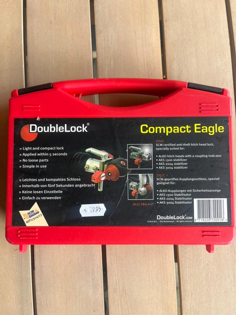 Disselslot double lock scm goedgekeurd, Ophalen, Zo goed als nieuw
