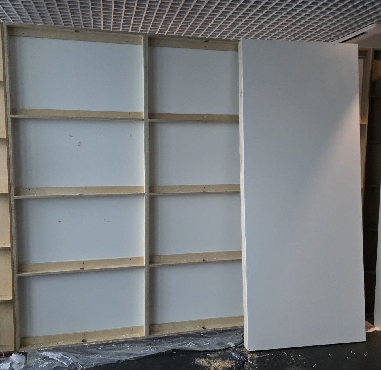70 wandpanelen 10x100x245cm tussenwand scheidingswand systee, Ophalen, Gebruikt, 75 cm of meer, 50 tot 100 cm
