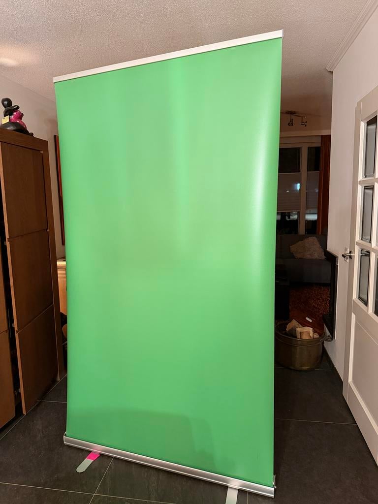 Greenscreen (200 x 120 cm) voor Video en Fotografie, Ophalen, Zo goed als nieuw, Video