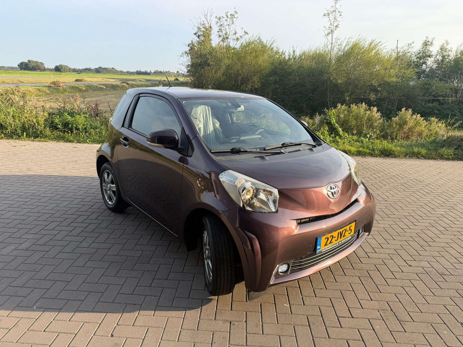 Toyota IQ 1.0 CVT 2009, Auto's, Stof, Overige kleuren, 4 stoelen, 68 pk
