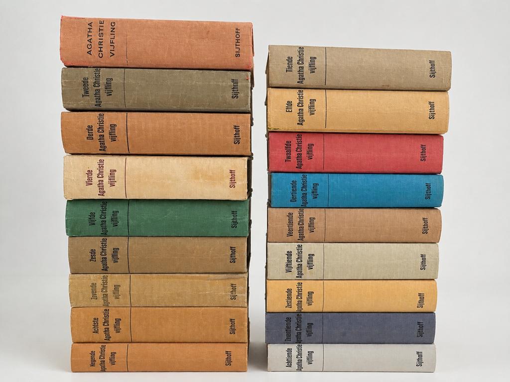Agatha Christie Vijfling Boekenreeks - Sijthoff, Boeken, Ophalen of Verzenden, Gelezen