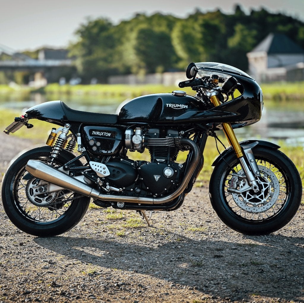Triumph Thruxton 1200 RS (2023) – 3.680 km, Motoren, 2 cilinders, Nieuw, Motorrijbewijs A, Meer dan 35 kW