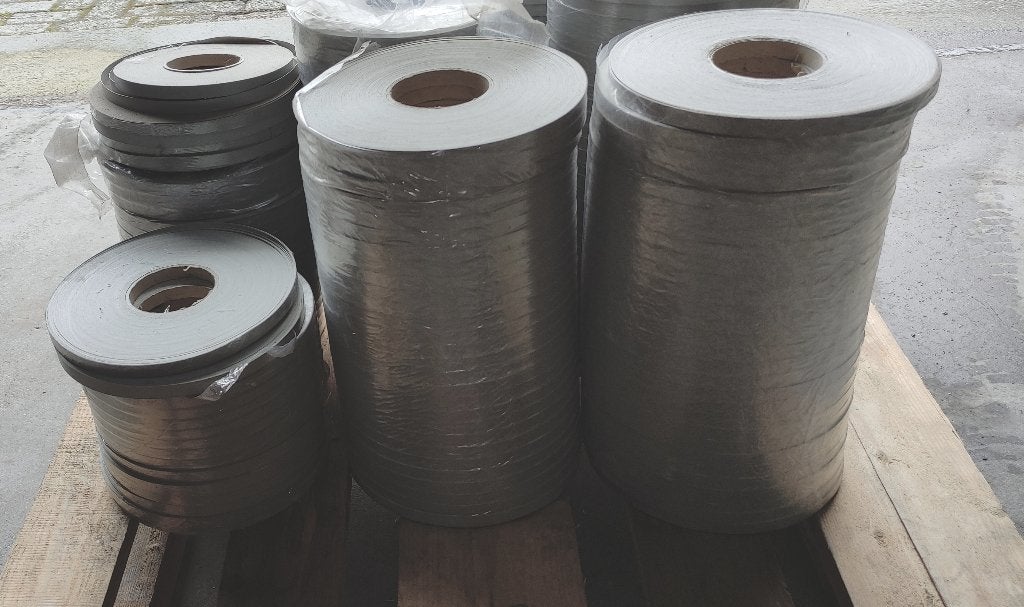 11500 mtr grijs pvc verstevigingsband boordband 12mm, Ophalen, Nieuw, Lint, Band of Elastiek