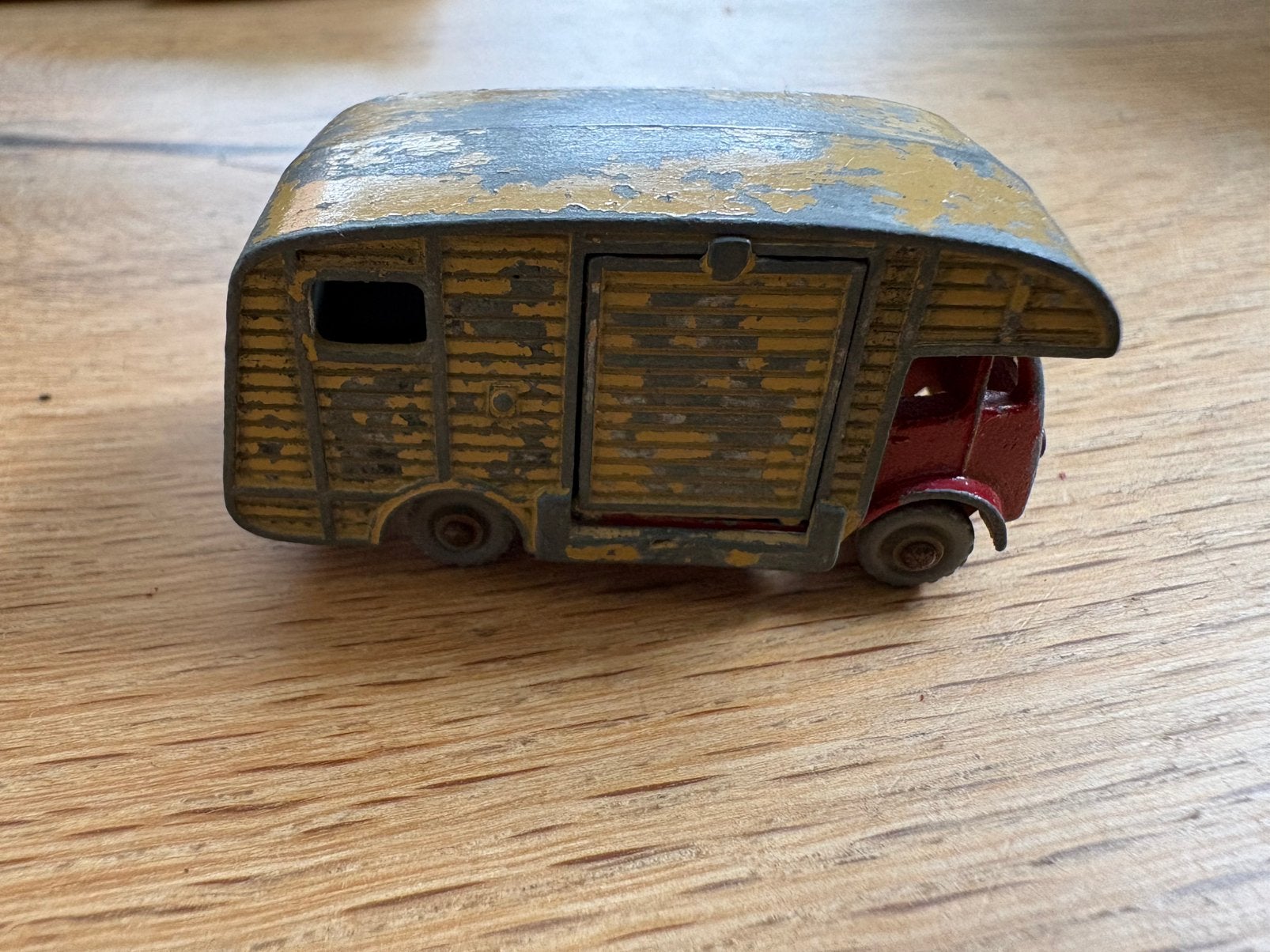 Vintage Matchbox Paardentrailer - Gebruikt, Ophalen of Verzenden, Gebruikt