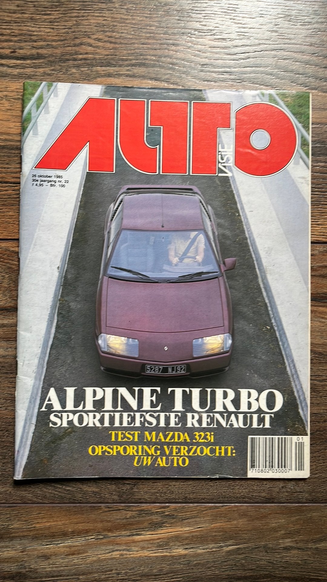 Autovisie: Mazda 323 1.6i GTX, Alpine V6 Turbo, Lada Niva, Ophalen of Verzenden, Gelezen, Algemeen