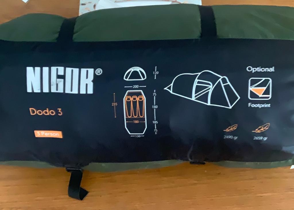 Nieuwe tent nigor dodo 3, Ophalen of Verzenden, Nieuw, Tot en met 3