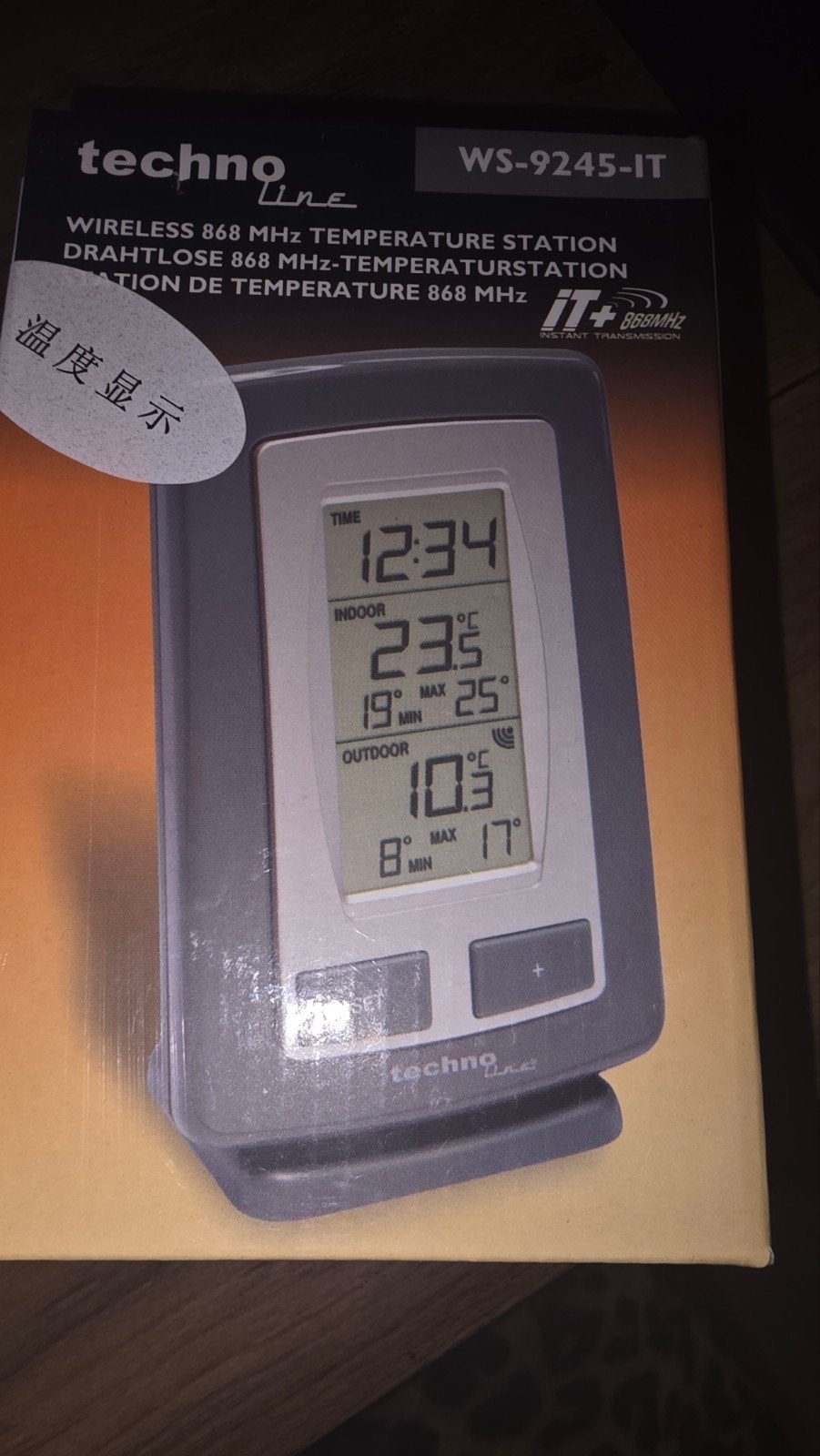 Techno Line WS-9245-IT Draadloos Weerstation, Ophalen of Verzenden, Nieuw, Weerstation