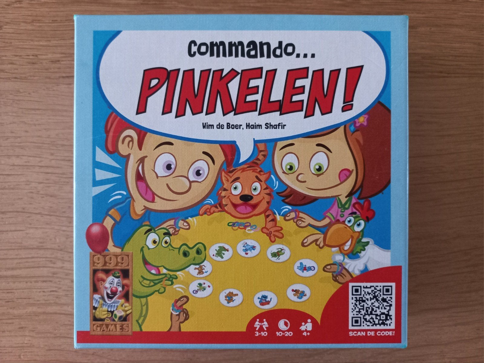 COMMANDO...PINKELEN! 999 Games, 3-10 spelers, COMPLEET ZGAN!, Hobby en Vrije tijd, Gezelschapsspellen | Overige, Ophalen of Verzenden