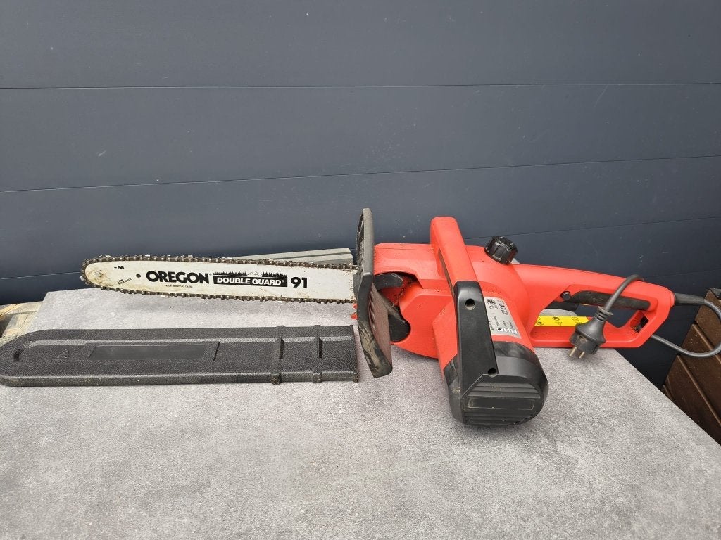 Top Garden Elektrische Kettingzaag 2000W, Ophalen, Gebruikt, Overige soorten, Top Garden